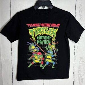 Nickelodeon Black Teenage Mutant Ninja Turtles Tee